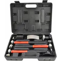 AWTOOLS set de marteaux en étain 7el. / étui noir