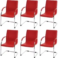 Mendler Chaise de salle à manger Perm (lot de 6)