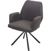 Mendler Chaise de salle à manger -H71 pivotante