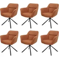 Mendler Chaise de salle à manger -K33 (lot de 6)
