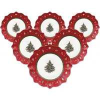 Villeroy & Boch Assiette à Déjeuner Villeroy & Boch Toy's Delight Rouge (6-Pieces)