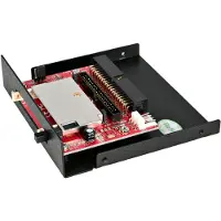 StarTech.com 3.5in Drive Bay Ide To Cf Adapter Card Noir
