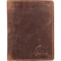 Green Burry GREENBURRY porte-monnaie Vintage Wallet RFID Brown brun