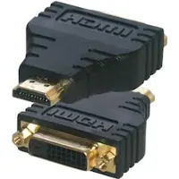 MCL DVI-D / HDMI Adapter (DVI, HDMI), Adaptateur données + vidéo, Noir