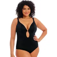 Elomi Plain Sailing Non Wired Plunge Swimsuit Dames Badpak - Maat 80I (EU)