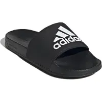 Adidas Mule 'Adilette' noir / blanc