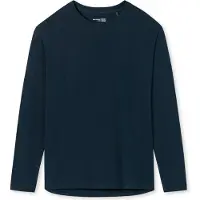 Schiesser Chemise de nuit bleu foncé