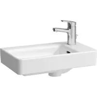 Laufen LF Pro S HWB, 81595.4, asym. gauche, 1HL, mÜL, 480x280, blanc, 1 pièce.