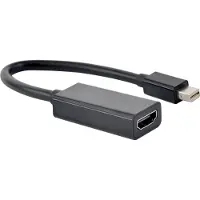 Gembird Adaptateur - - A-MDPM-HDMIF4K-01 - Mini-DP vers HDMI - 4K - Noir