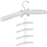 Relaxdays Cintre en satin Set (1x)