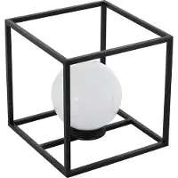Eglo Lampe de chemin solaire, noir/blanc (IP44)