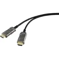 Speaka Professional Câble optique HDMI (AOC) actif 8K 15 m (15 m), Câble vidéo, Noir