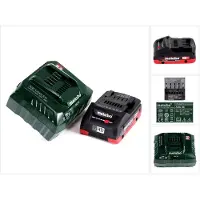 Metabo Basis Set 18V - 1x Batterie LiHD 4,0Ah ( 625367000 ) + Chargeur ASC 55 ( 627044000 )