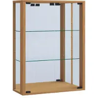 Hioshop Vitrine murale suspendue vitrine en verre vitrine murale vitrine en verre Udina miroir Vitrine murale suspendue vitrine en verre vitrine murale vitrine en verre Udina miroir