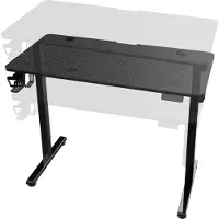 Pro-Tec Table réglable en hauteur « Stryn » 120 x 60 cm, à réglage électrique, avec fonction mémoire, noir
