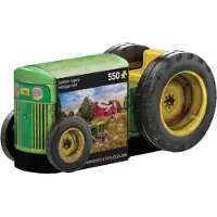 Eurographics Puzzle dans une boîte métallique Vieux tracteur 550 pièces