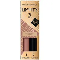 Max Factor Lipfinity Gilded Edition rouge à lèvres longue tenue avec baume teinte 008 Honey Dream 4,2 g
