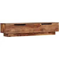 vidaXL Meuble TV 145x30x30 cm Bois massif