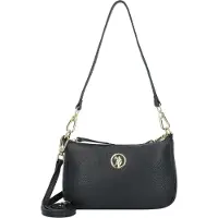 U.S. POLO ASSN. Cuir sac à épaule sac à épaule bandoulière Florence Arlington Hobo Leather Black noir