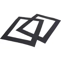 Creativ Company Passepartouts Zwart A4, 100st.
