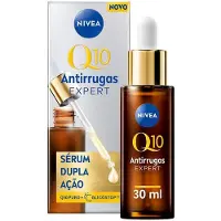 Nivea Q10 Anti-Wrinkle Serum Expert Double Action 30ml Gesichtsserum mit Anti-Aging Technologie Sugar D