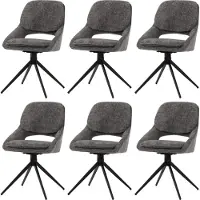 Mendler Chaise de salle à manger -N73 (lot de 6)