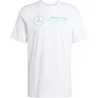 Adidas T-Shirt fonctionnel 'Mercedes - AMG Petronas Formula One Team DNA' aqua / blanc
