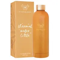 Crystallove Thermal Water Bottle bouteille d’eau Peach Fuzz 1 pcs