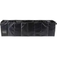Victoria Sport BLACK+DECKER Boîte de rangement pour le coffre - 110 x 30 x 30 cm - 5 compartiments - Pliable - avec poignées - Noir