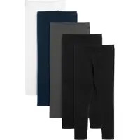 Next Leggings marine / gris chiné / noir / blanc