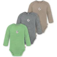 Normani Barboteuse / body 'Auckland' gris / taupe / gris fumé / kiwi