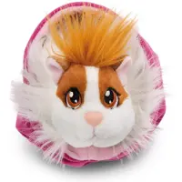 Nici Doudou cochon d'Inde caramel-blanc 12cm
