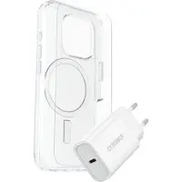 Otterbox KIT Apple iPhone 16 Pro Symmetry Clair MagSafe Premium Glass EU USB-C Wall