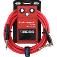 BOSS 10ft Angled/Straight Instrument Cable - Red