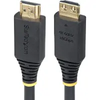 StarTech.com 10ft High Speed HDMI Cable w/Gripping Connectors, 4K 60Hz - High speed - câble HDMI avec Ethernet - HDMI mâle pour HDMI mâle - 3 m - blindé - noir - sans halogène, passif, support...