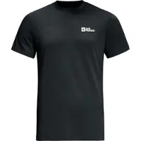 Jack Wolfskin Essential Short Sleeve T-shirt Bleu,Noir S Homme