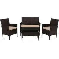Mendler Ensemble de jardin -N98 (4 pièces)