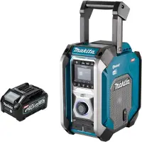Makita MR 007 GM1 Radio de chantier sans fil 12 - 40 V max. Bluetooth DAB+ USB + 1x batterie 4,0 Ah - sans chargeur