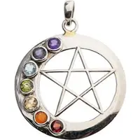 BERK Anhänger „Pentagramm Chakrakreis“