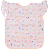 Babyono Tablier bavette imperméable avec fermeture velcro RAINBOW