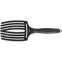 Olivia Garden Fingerbrush Boar & Nylon brosse à cheveux en nylon et poils de sanglier Full Black L 1 pcs