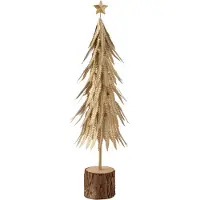 Hortus Sapin de noel metal paillettes or small