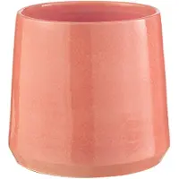 J-Line Cachepot rond ceramique rose medium