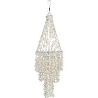 J-Line Suspension palais coquillage blanc