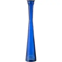 J-Line Vase tube glass blue