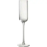 Jline Verre a champagne louise verre transparent