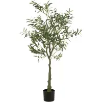 J-Line Olivier pot artificiel vert small
