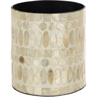 J-Line Pot de fleurs perle beige