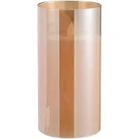 Jline Lampe led brillante verre or medium