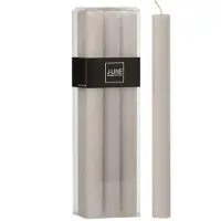 J-Line Boite 6 bougies gris clair -9h